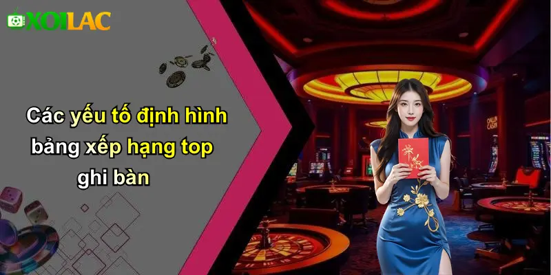 Các yếu tố định hình bảng xếp hạng top ghi bàn
