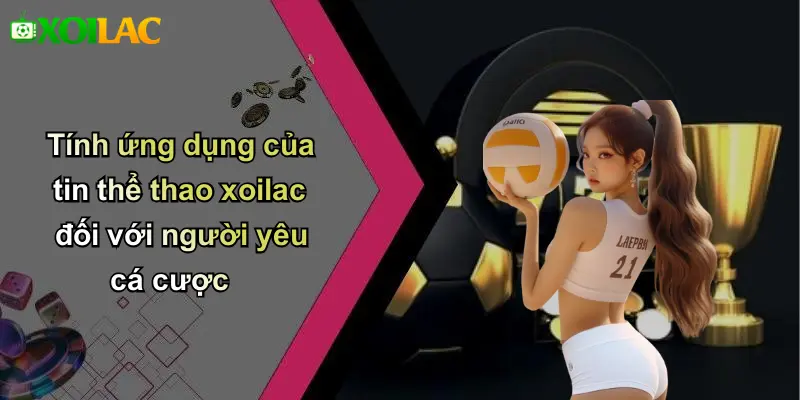 Tính ứng dụng của tin thể thao xoilac đối với người yêu cá cược