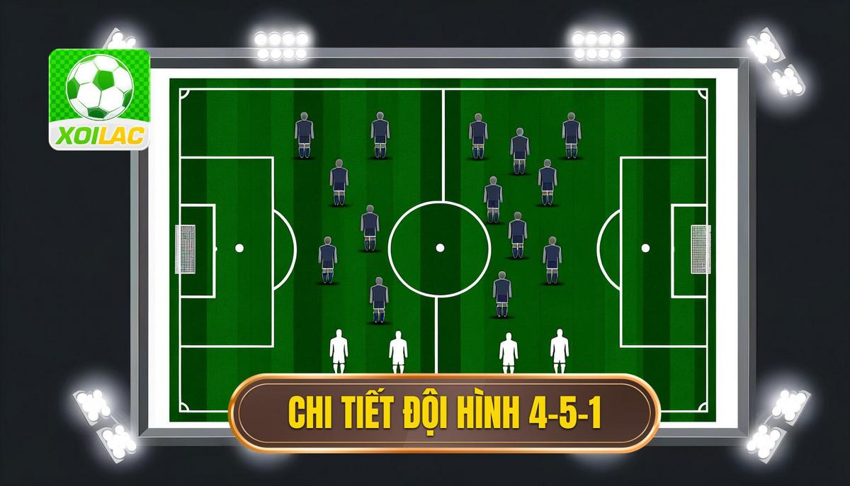 Cấu trúc chi tiết đội hình 4-5-1