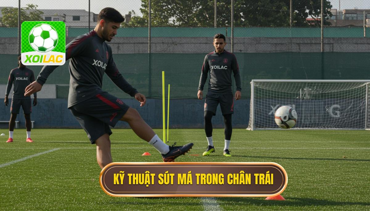Các Bước Thực Hiện Kỹ thuật sút bóng bằng má trong chân trái Chuẩn Xác
