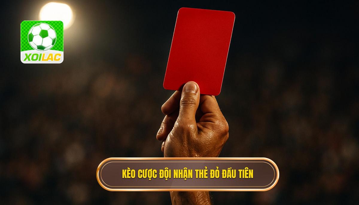 Kèo cược đội nhận thẻ đỏ đầu tiên