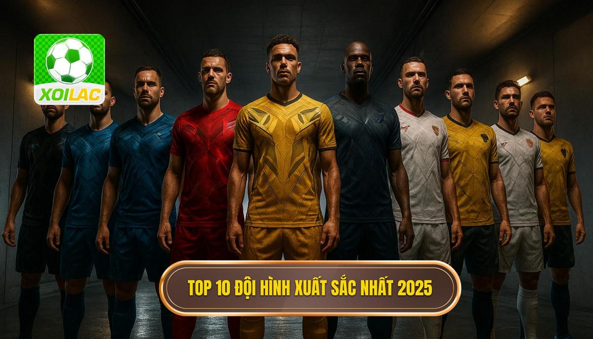 Top 10 đội hình xuất sắc nhất 2025