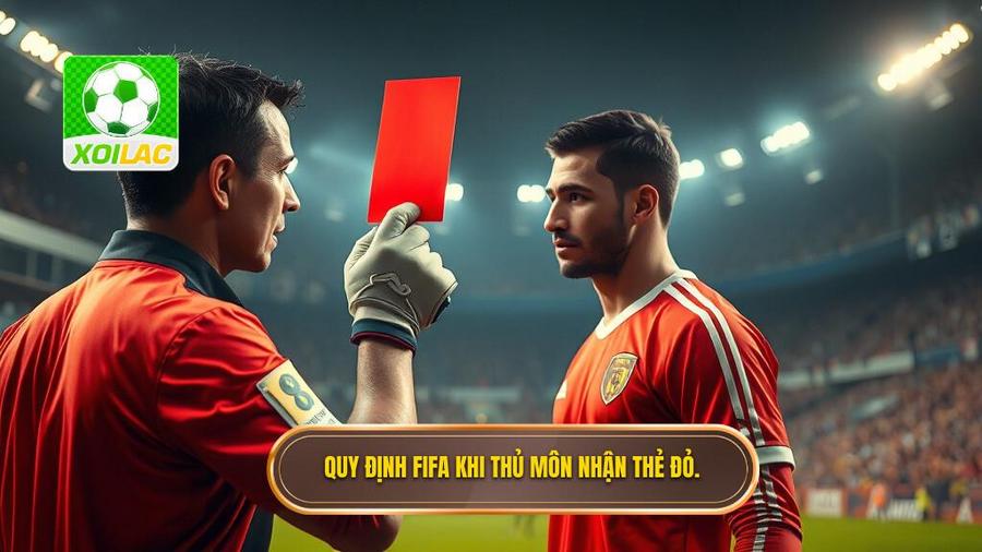 1. Quy định FIFA khi thủ môn nhận thẻ đỏ.