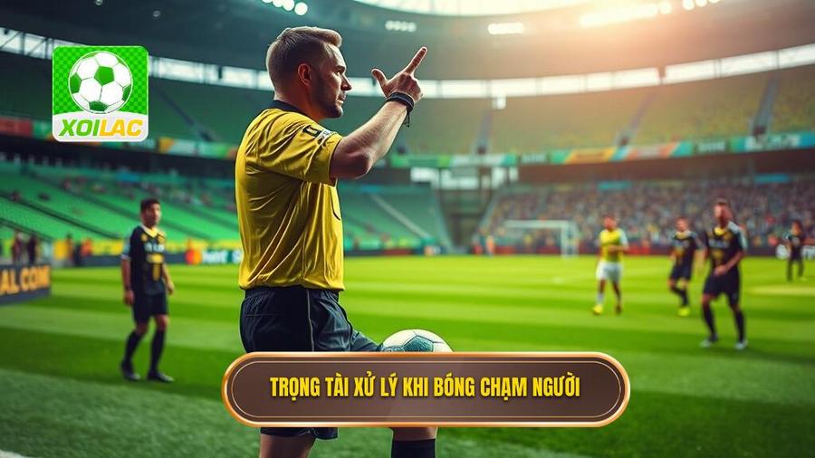 2. Trọng tài xử lý khi bóng chạm người