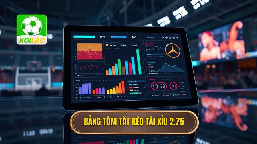 Bảng tóm tắt kèo tài xỉu 2.75