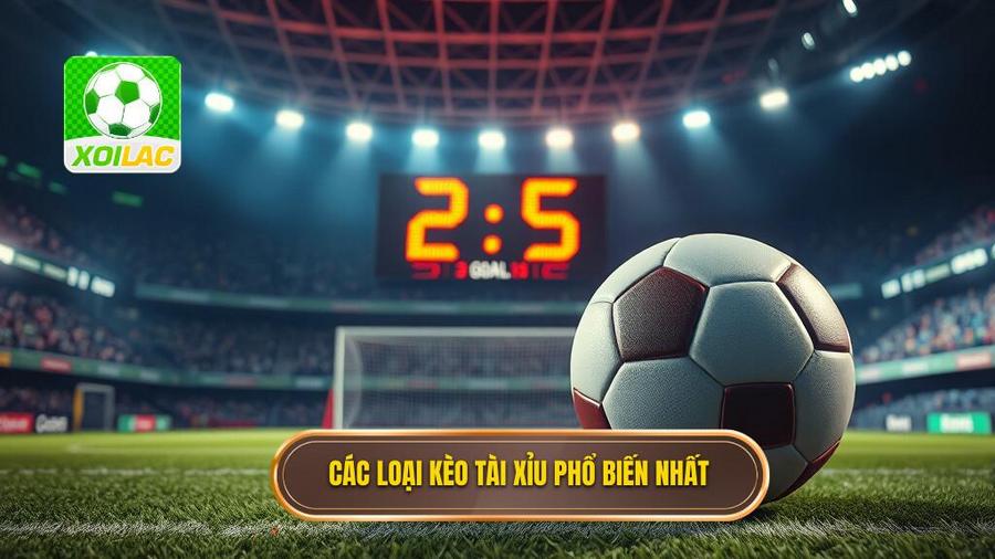 Các loại kèo tài xỉu phổ biến nhất