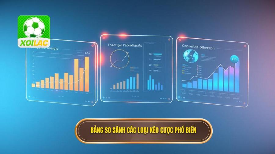 3. Bảng so sánh các loại kèo cược phổ biến