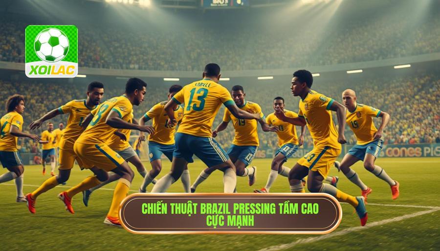 1. Chiến thuật Brazil pressing tầm cao cực mạnh Chiến thuật Brazil pressing tầm cao cực mạnh