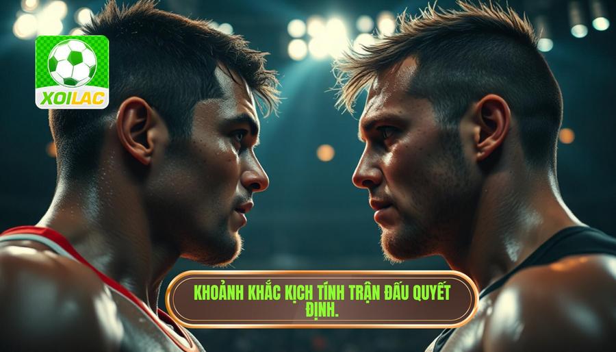 1. Khoảnh khắc kịch tính trận đấu quyết định. Khoảnh khắc kịch tính trận đấu quyết định
