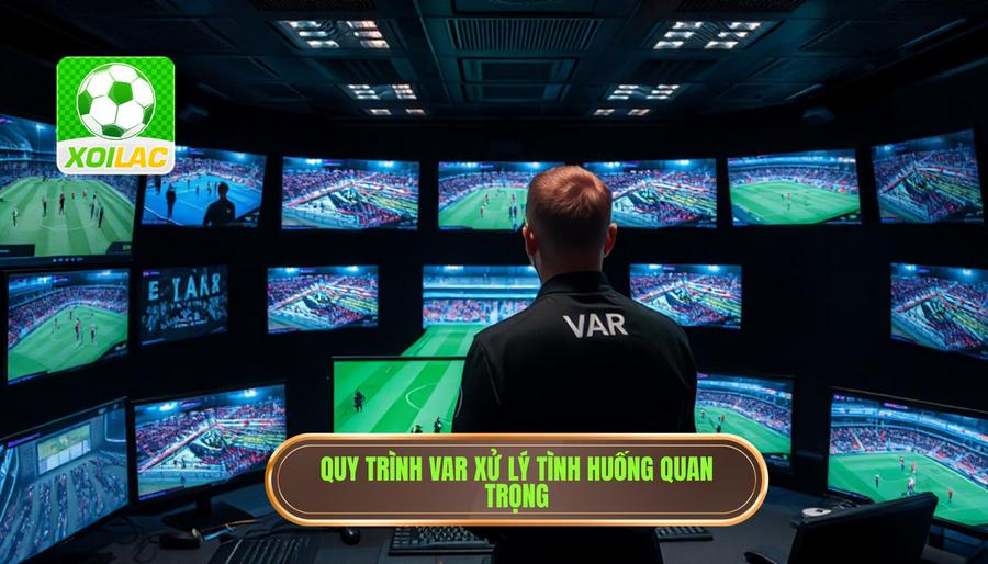 1. Quy trình VAR xử lý tình huống quan trọng Quy trình VAR xử lý tình huống quan trọng
