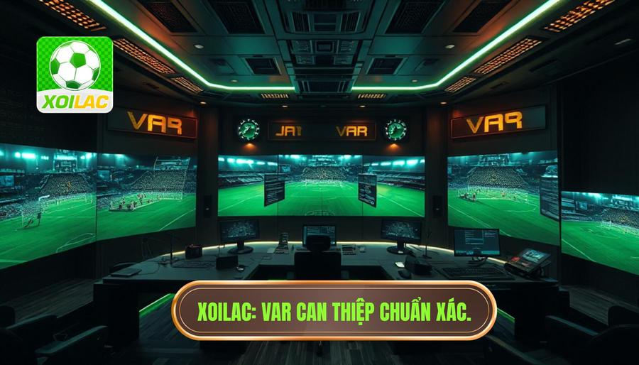 XOILAC VAR can thiệp chuẩn xác.