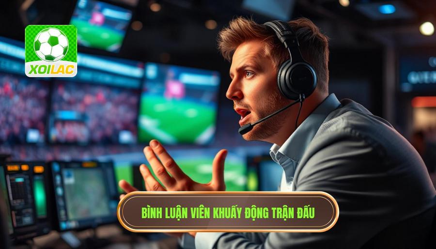 Bình luận viên chuyên nghiệp – Linh hồn của trận đấu Bình luận viên chuyên nghiệp – Linh hồn của trận đấu